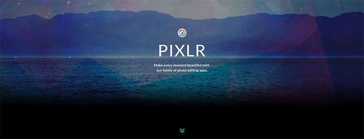 Pixlr.com has stellar web design!